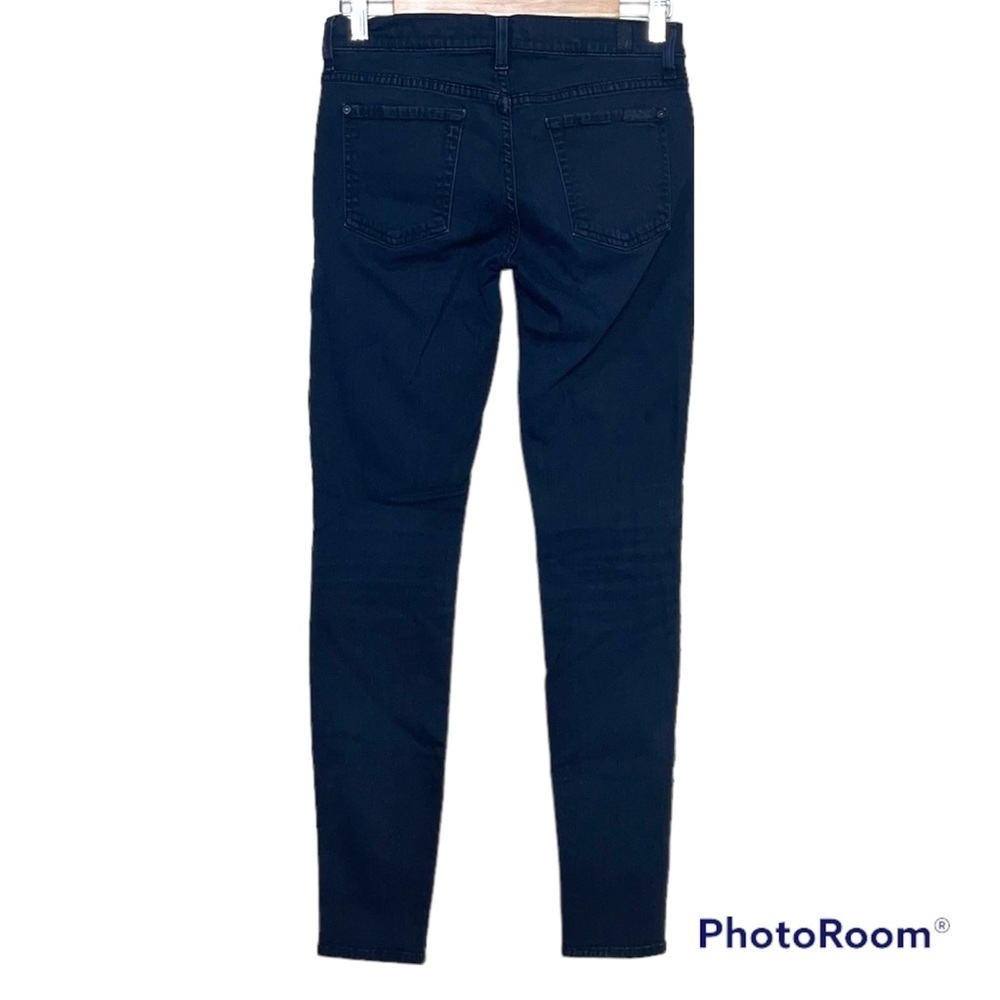 7 For All Mankind Womens Black The Skinny Jeans - Picture 2 of 6